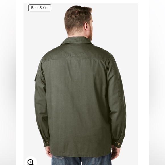 Men’s utility Jacket, Boulder Creek, 9 pocket 7XTall, Maple Brown - Picture 2 of 2